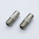 Coaxial Adapter, IEC Plug (Antenna) to F Female