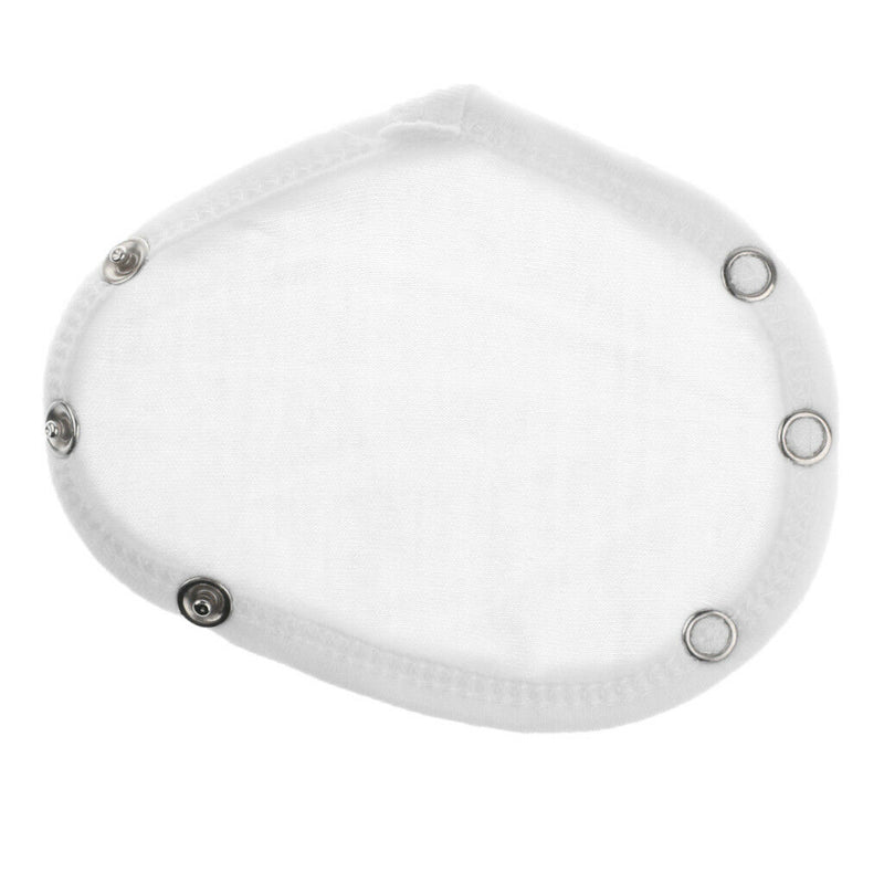 Toddler Baby Vest / Bodysuit Extender Adjustable Length 100% Cotton X4 White