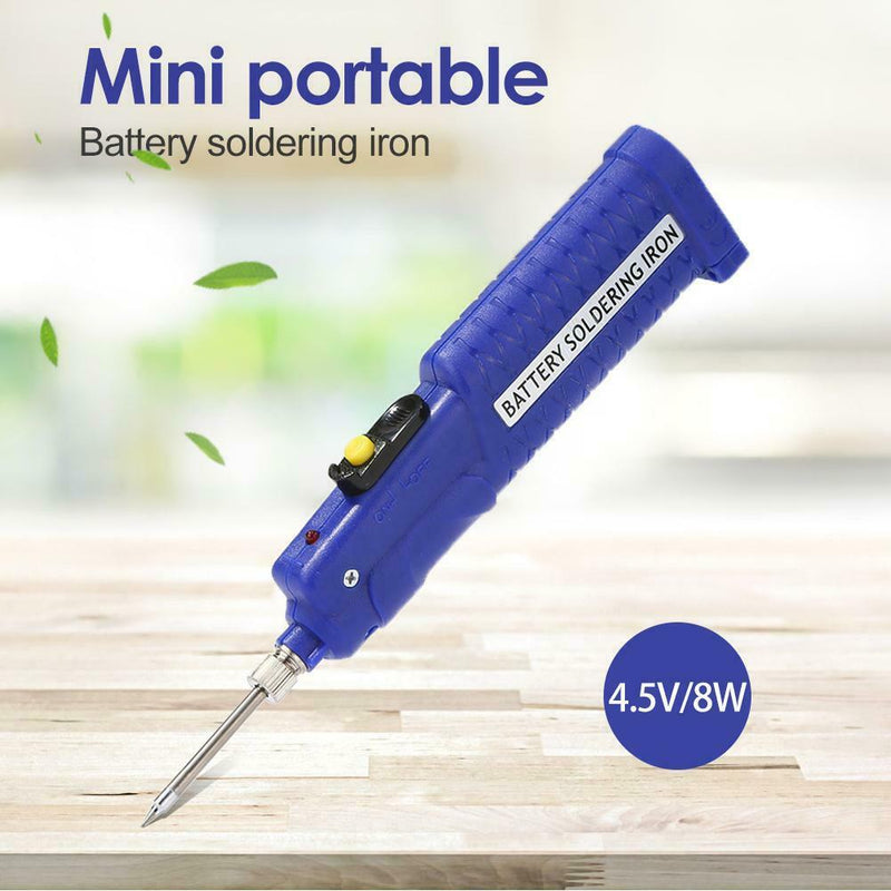 4.5V 8W Battery Powered Electric Soldering Iron Welding Solder Heat Pencil A