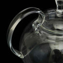 800ml Clear Glass Heat Resistant Teapot / Infuser Flower / Green Leaf Tea P