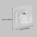 1pair Rail Rack Multifunctional Towel Storage Kitchen Bathroom Wall Hooks Hanger