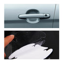 4 pcs Car Door Handle Paint Scratch Protector Film Stickers Accessories Clear