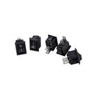 5 x AC 250V 3A 2 Pin ON/OFF I/O SPST Snap In Mini Boat Rocker Switch & 2x 3 E4R6