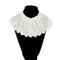New White Women's Girls Lace Faux False Collar Lapel Choker Peter Pan Necklace
