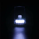 Waterproof 4 LED Bike Bicycle Solar Powered USB Charging Front Light Headlight