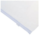 White Clear Size A5 Paper Slider Zip Closure Folders Files Bags 20 Pcs