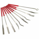 10x Diamond Coated Riffler File Mechanical Watch Jewelry Files Tool Set GUR