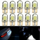 10X LED T10 194 168 W5W COB 8SMD CANBUS Silica Bright White License Light Bul OZ