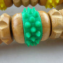 2Pcs Wooden Foot Massager Roller Reflexology for Stress Fitness Health Care