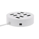 480Mbps Circular 8 Ports USB Hub with 1 Power Port 55cm / 21.7in Cable Leng