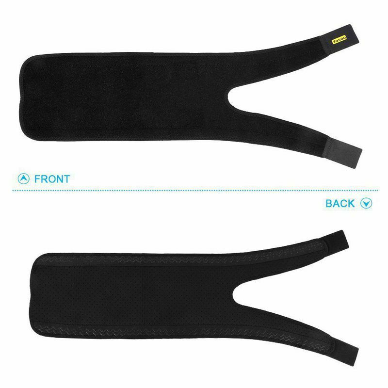 WooTShu Thigh Brace with Silicone Anti-slip Strips Adjustable Hamstring Com I5V2