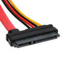 SATA 7+15Pin to 4Pin IDE Power + 7Pin M SATA Converter Adapter Cable