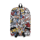 Backpack Cartoon Street Graffiti Canvas Backpack Girl Female Best Travel Ba U5L7