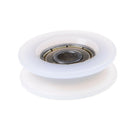 New 6*30*10mm U Groove Metal Shield Nylon Pulley Wheels Roller Ball Bearings OHK