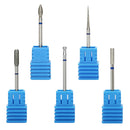 5pcs Nail Files Drill Bits Manicure Gels Removal Electric Carbide Polishing Head