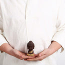 4PCS Mini Buddha Monk Statue Home Decor Tea House Ceremony Tabletop Ornament