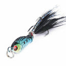 1pcs 4.8g Fishing Lure wobblers spinner metal lures vib Hard Baits With Fea I3K6
