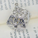 Blank Beads Cage Pendant Celtic Charms Locket Pendant Settings DIY Necklace