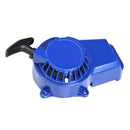Blue Metal Recoil Pull Start Starter For 47/49cc Mini Pocket Dirt Bike ATV