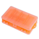 Portable Dual Layer 10 Slots PVC Plastic Fishing Tackle Accessory Tool Box