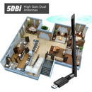 Usb 3.0 Wifi Adapter Ac 1200Mbps 5G/2.4G Dual Band Wifi Dongle Wireless Net C5X3
