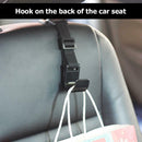 Adjustable Car Auto Back Seat Headrest Hook Organizer for Groceries Bag Handbag