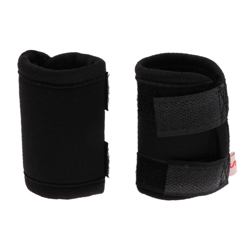 4x Knee Brace For Dog Hock Protector Dog Surgical Injury Feet Cover Black