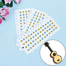 3 Pcs New Ukulele Fretboard Scale Labels Stickers For Beginners Learning Nw