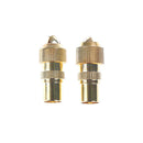 2 Rf Antenna Catv Tv Coax Cable Pal Female Jack Plug Connector Adapter Utilit ME