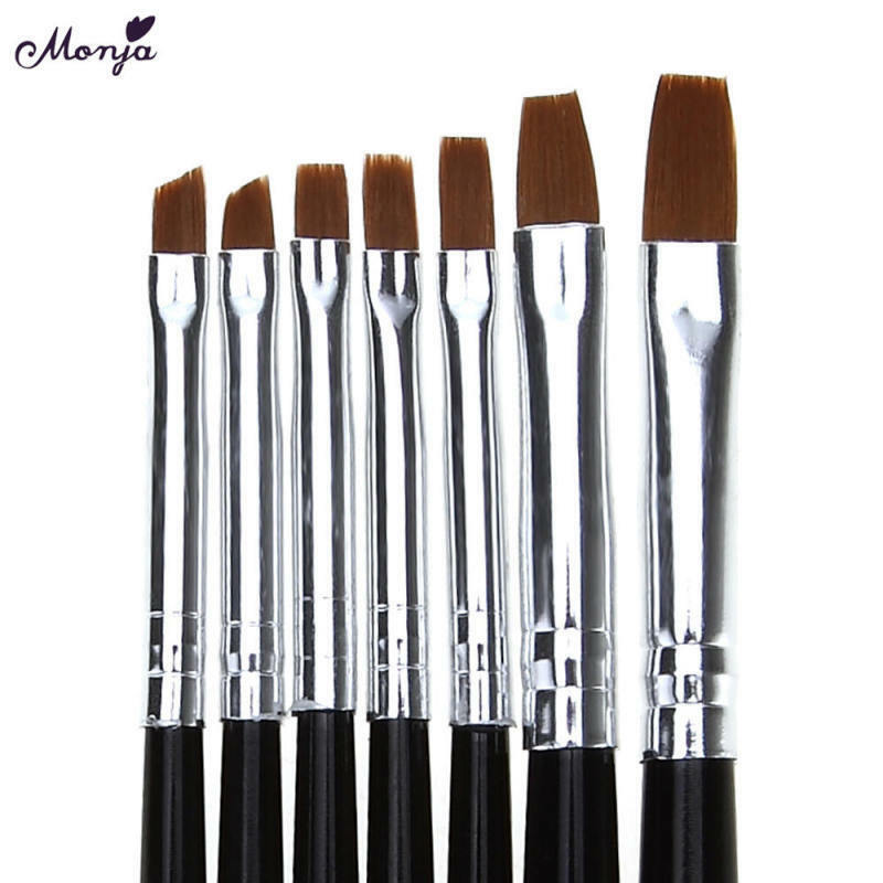 7pcs/set Nail Art Gel Design Pen PaInting Polish Brush Dotting Drawing To NPJ