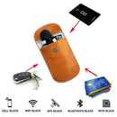 Faraday Bag Keyless Car Key Signal Blocker Pouch Leather Car Key Signal Blo
