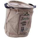 Cotton Linen Laundry Hamper Bag Washing Clothes Organizer Basket Bin Storag