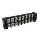 5Pcs Dual Row 8-Position Screw Terminal Electric Barrier Strip Block 25A 600V