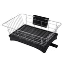Stainless Steel Dish Drainer Drying Rack With 3-Piece Set Removable Rust Pr W9Q9