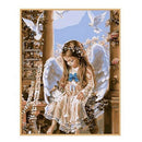 DIY 5D Diamond Embroidery Beautiful Angel Baby Painting Cross needle Home D D3X5