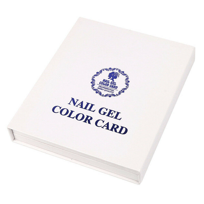Pro Nail UV Gel Color Card Nail Tip Polish Display Chart Book Manicure Tools