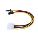 4Pin IDE to 2 Serial ATA SATA Y Splitter Hard Drive Power Adapter Cable
