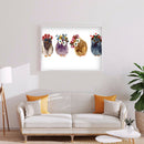 Art Drill Painting Kit 5D Full Round Color Flower Owl Diamond DIY Picture