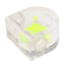Acrylic G1/4'' Threaded Semicircle Computer Water Cooling Flow Meter 2Ways