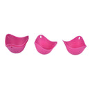 1PCS Round Silicone Egg Poacher Bowl Rings Cooker Kitchen Boiler Cooking ToS Gw