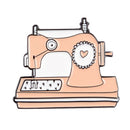 Cute Enamel Sewing Machine Lapel Collar Pin Corsage Brooch Women Jewelry GifA3C