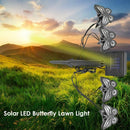 Solar LED Butterfly Lawn Light Outdoor Waterproof Garden Landscape Lamp A
