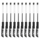 10pcs 0.5mm Neutral Black Refill Gel Pens Office School Supply Stationery A