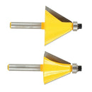 30 Degree & 22.5 Degree Chamfer Edge Forming Router Bit - 1/4" Shank  Router Bit