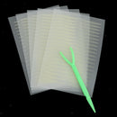 100 Pairs Olive Shape Invisible Double Eyelid Eye Tape Stickers - Nude