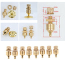 16 Pack Pure Copper Speaker  Stand Feet Cone Base Pads For Subwoofer