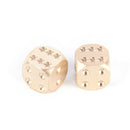 1Pc 13mm Pure Copper Solid Dice Manual Grinding Bar Creative Dice Toys Game   TE
