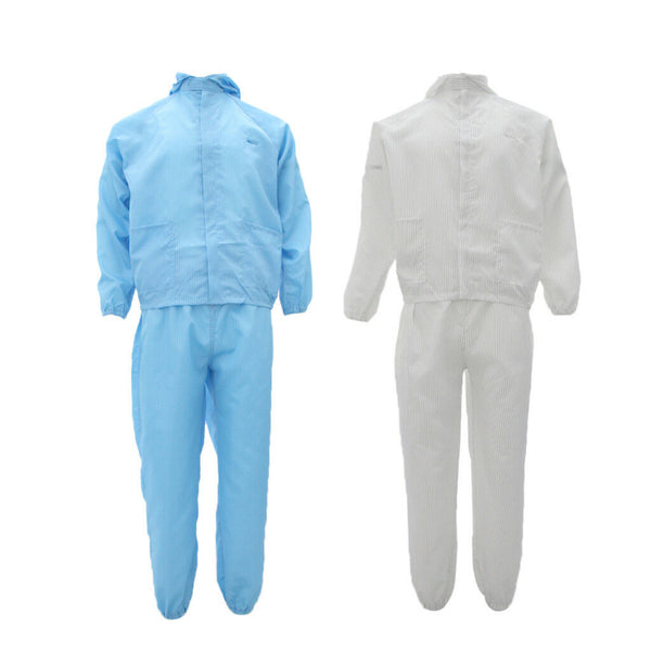 Safety Clothing Chemical Lab Painting Protective Coverall Split Suit Blue XL