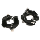 Pair H7 LED Bulb Headlight Holder Adaptor Conversion Kit For VW Golf MK5