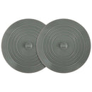 2 Pack Bathtub Stopper, 6 Inches Large Silicone Tub Stopper, Flat Suction D